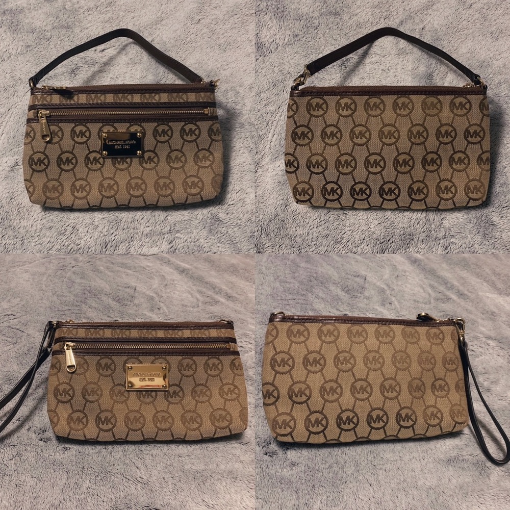 michael kors wristlet/mini handbag